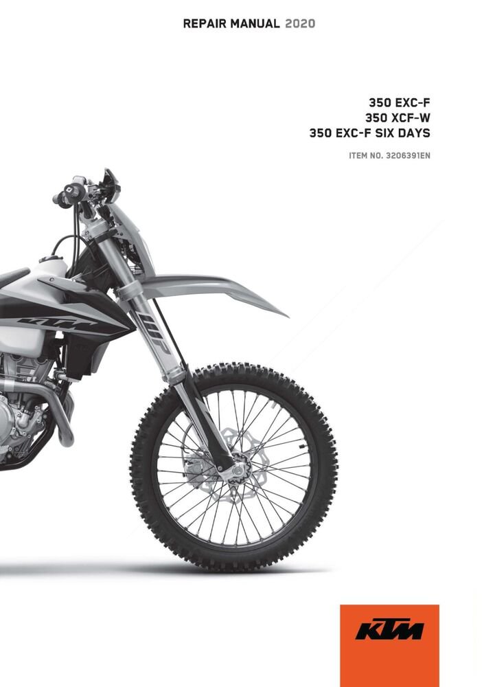 KTM Service Workshop Shop Repair Manual ebook 2020 350 EXC?F BR