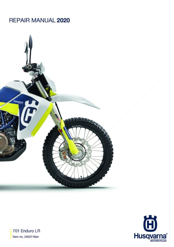 Husqvarna Service Workshop Shop Manual ebook 2020 701 Enduro LR US