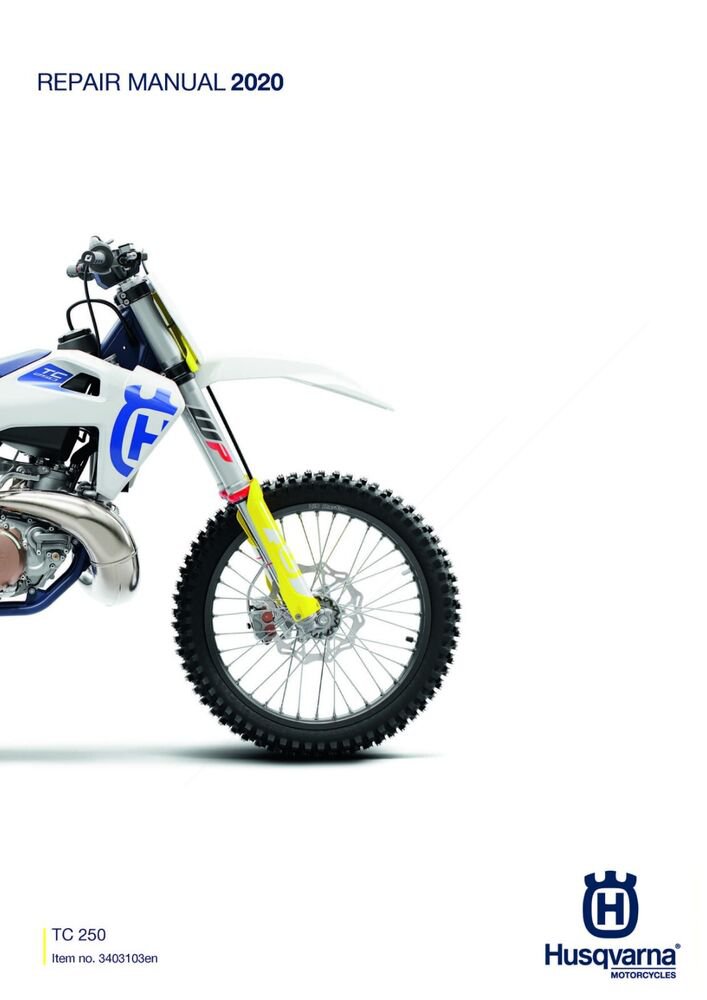 Husqvarna Service Workshop Shop Manual ebook 2020 TC 250