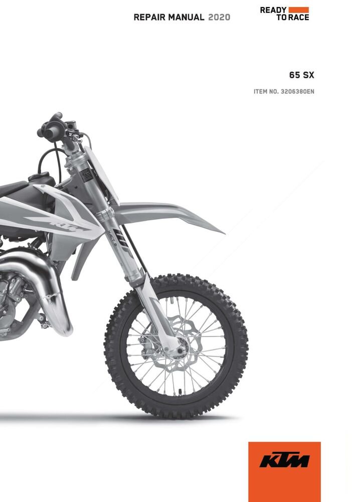 KTM Service Workshop Shop Repair Manual ebook 2020 65 SX