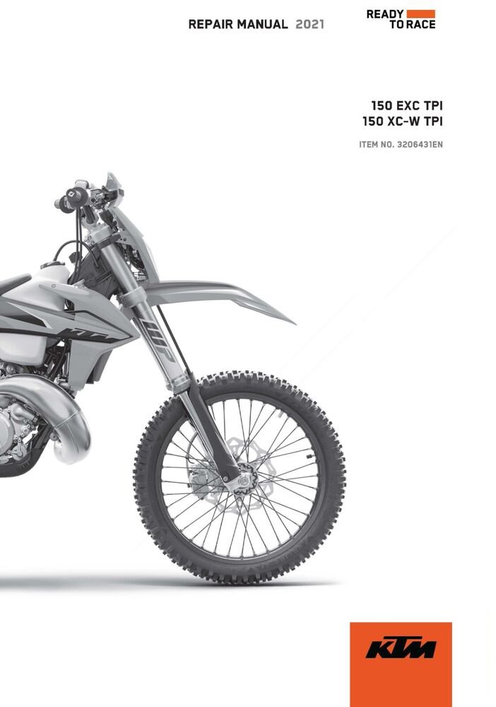 KTM Service Workshop Shop Repair Manual ebook 2021 150 EXC TPI EU