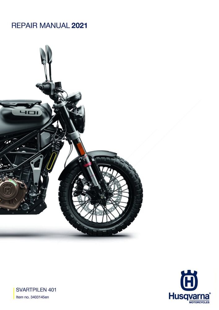 Husqvarna Service Workshop Shop Repair Manual ebook 2021 SVARTPILEN 401  US
