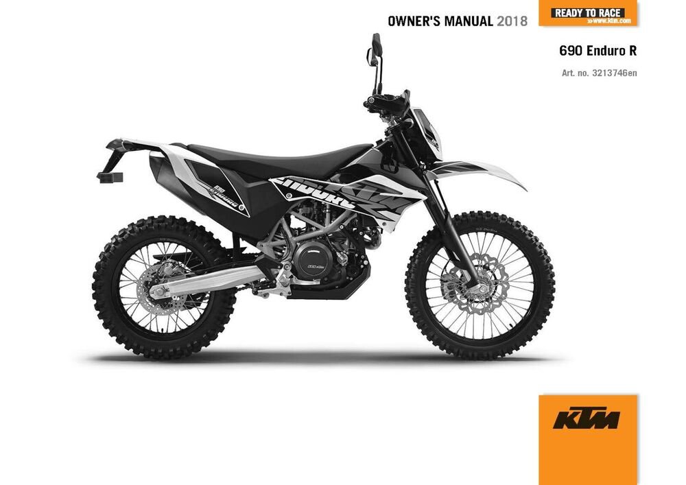 KTM Owners Manual ebook 2018 690 Enduro R US