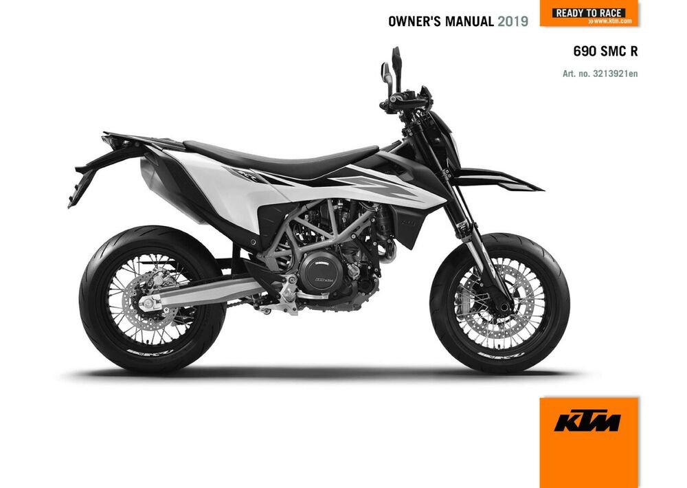 KTM Owners Manual ebook Guide 2019 690 SMC R EU