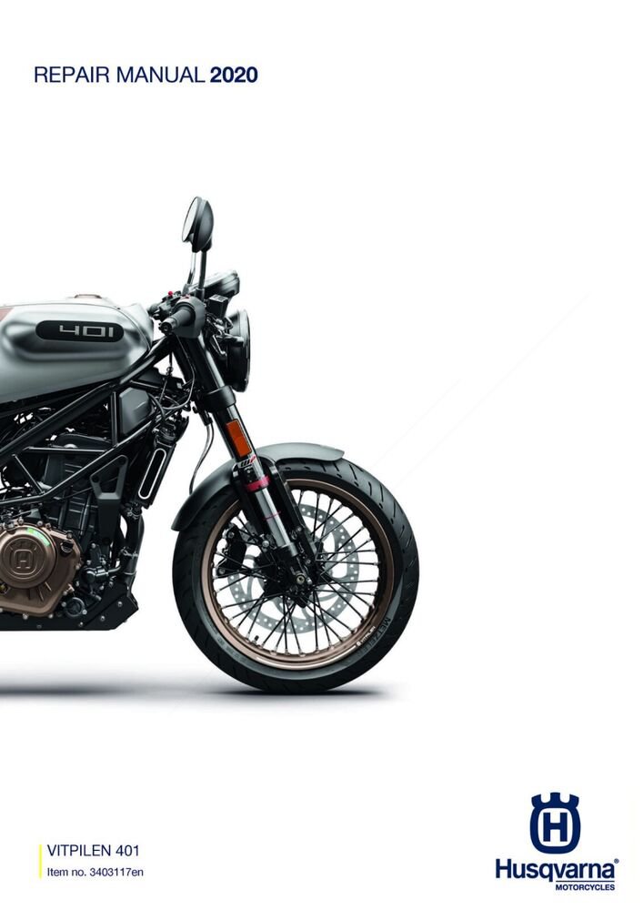 Husqvarna workshop shop service repair manual 2020 VITPILEN 401 US