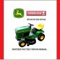 John Deere STX30 STX38 STX46 Lawn and Garden Tractors repair manual pdf download