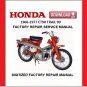 HONDA CT90 TRAIL 90 CD90 CL90 1966-76 Factory Service Repair Manual pdf Download