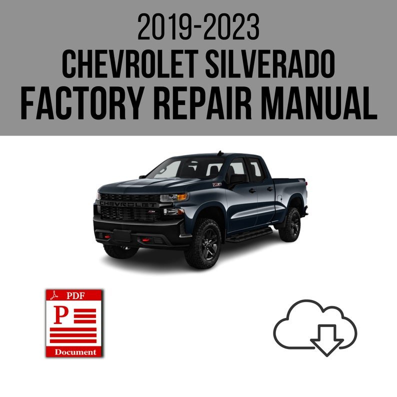 Chevrolet Silverado 2019-2023 Workshop Service Repair Manual Download