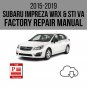 Subaru Impreza WRX & STI VA 2015-2019 Workshop Service Repair Manual Download