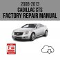 Cadillac CTS 2008-2013 Workshop Service Repair Manual Download