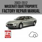Maserati Quattroporte 2003-2012 Workshop Service Repair Manual Download