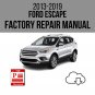 Ford Escape 2013-2019 Workshop Service Repair Manual Download