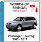 VOLKSWAGEN VW TOUAREG 2003 2004 2005 2006 2007 2008 Service Repair Manual