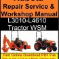 Kubota Repair Service & Workshop Manual (L3010, L3410, L4310, L4610 Tractor WSM)