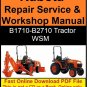 Kubota Repair Service & Workshop Manual (B1710, B2110, B2410, B2710 Tractor WSM)