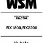 Kubota Repair Service & Workshop Manual (BX1800, BX2200 WSM)