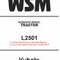 Kubota Repair Service & Workshop Manual (L2501 Tractor WSM)