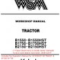 Kubota Repair Service & Workshop Manual (B1550, B1750, B2150, B1550HST, B1750HST, B21250HST WSM)