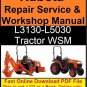 Kubota Repair Service & Workshop Manual (L3130, L3430, L3830, L4630, L5030 Tractor WSM)