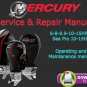 Mercury Mariner 6 8 9.9 10 15HP Service Shop Repair Manual
