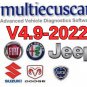 Latest 2022 Multiecuscan Car Diagnostic Software V 4.9 For Fiat - Chrysler - Dodge - Jeep - Suzuki