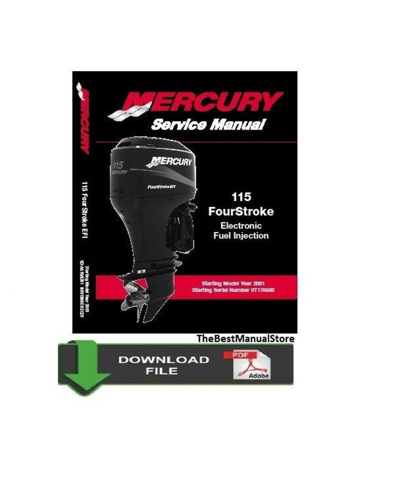 Mercury 115 EFI 4 Stroke Service / Repair Manual