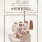 Bernette MO-234 Serger Instruction /Service manual & Parts List
