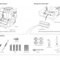 MyLock 634D Instruction, Service repair manual *Janome My Lock Serger Overlock