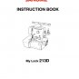 MyLock 213D Instruction and Service repair manual /Janome My Lock Serger Overlock