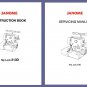 MyLock 213D Instruction and Service repair manual /Janome My Lock Serger Overlock