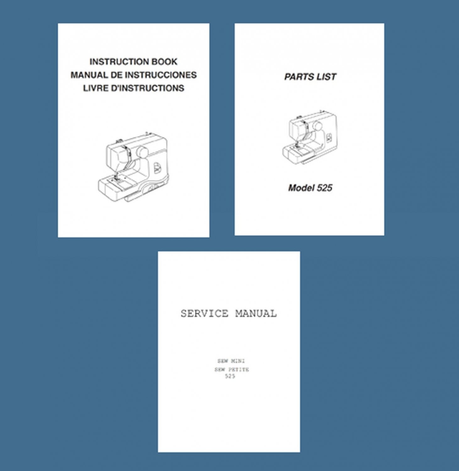 525B Derby Line Janome New Home Instruction, Service repair manual / PDF Manuals