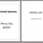 JANOME MC10000 Service manual & Parts List * Memory Craft 10000 * MC-10000