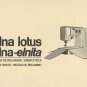Service / Repair Manual for Vintage Elna LOTUS / ELNITA Sewing Machines