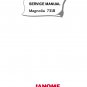 JANOME Magnolia 7318 Sewing machine Service Repair manual & Parts List Schematics