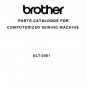 Brother ULT2001 ULT 2001 Embroidery Sewing Machine Service manual and Parts list