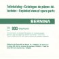 Vintage Bernina 900 NOVA Electronic Sewing Machine Service Manual & Spare Parts EBook