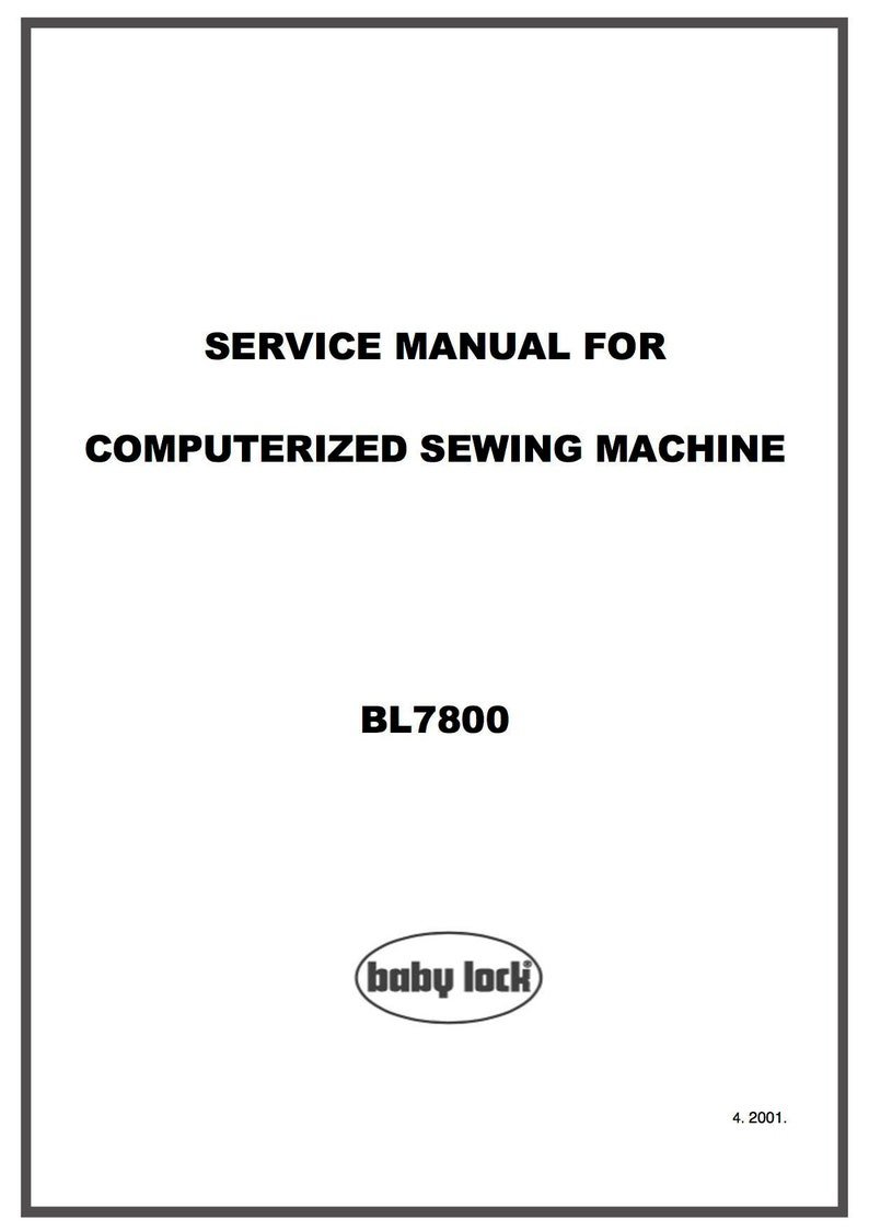 Baby Lock Pro Line BL7800 Service / Repair manual & Parts / SCHEMATIC EBOOK