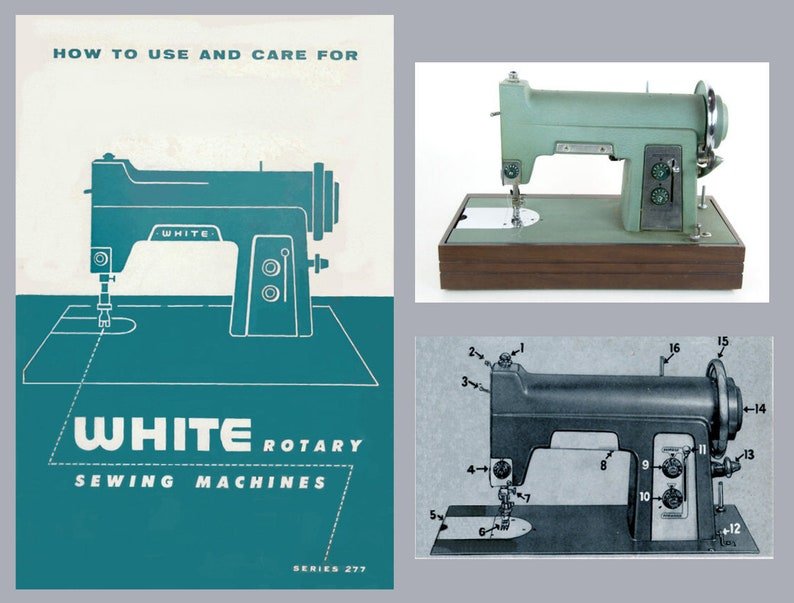 Instruction Book / OPERATING MANUAL for White Rotary 6775, E-6354, 6791 Sewing machines