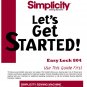 SIMPLICITY Easy Lock 804 Instruction / Operating manual + bonus