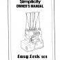 SIMPLICITY Easy Lock 804 Instruction / Operating manual + bonus