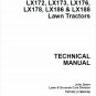John Deere LX172 LX173 LX176 LX178 LX186 LX188 SERVICE Technical MANUAL - TM1492