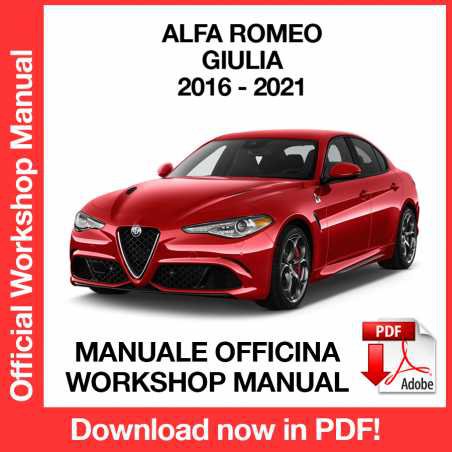 WORKSHOP MANUAL SERVICE REPAIR ALFA ROMEO GIULIA (2016-2021) (EN)