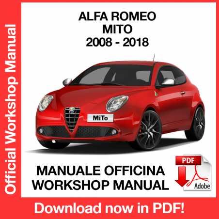 WORKSHOP MANUAL SERVICE REPAIR ALFA ROMEO MITO (2008-2018) (EN)