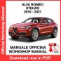 WORKSHOP MANUAL SERVICE REPAIR ALFA ROMEO STELVIO (2016-2021) (EN)