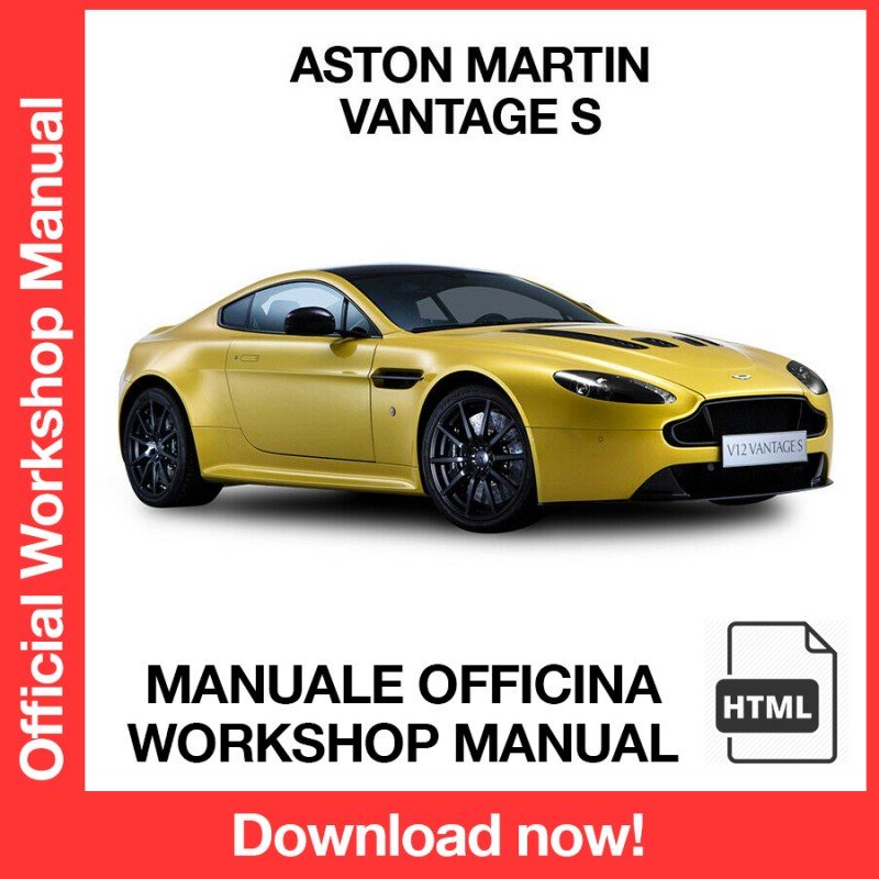 WORKSHOP MANUAL SERVICE REPAIR SERVICE REPAIR ASTON MARTIN VANTAGE S (EN)