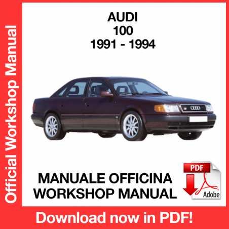 WORKSHOP MANUAL SERVICE REPAIR AUDI 100 (1991-1994) (EN)