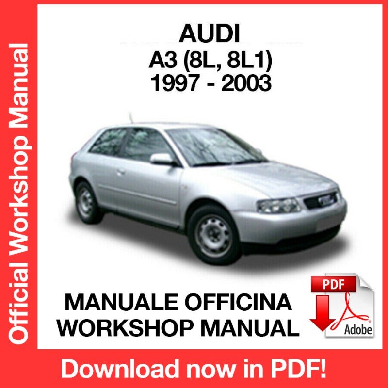 WORKSHOP MANUAL SERVICE REPAIR SERVICE REPAIR AUDI A3 (1997-2008) (EN)