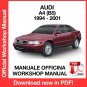 WORKSHOP MANUAL SERVICE REPAIR SERVICE REPAIR AUDI A4 B5 (1994-2001) (EN)