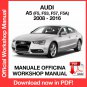 WORKSHOP MANUAL SERVICE REPAIR SERVICE REPAIR AUDI A5 COUPE' (2008-2016) (EN)