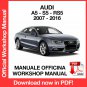 WORKSHOP MANUAL SERVICE REPAIR AUDI A5 S5 RS5 (2007-2016) (EN)